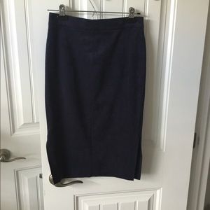 Wilfred Skirts - Wilfred navy suede skirt Wilfred Skirts - Wilfred navy suede skirt